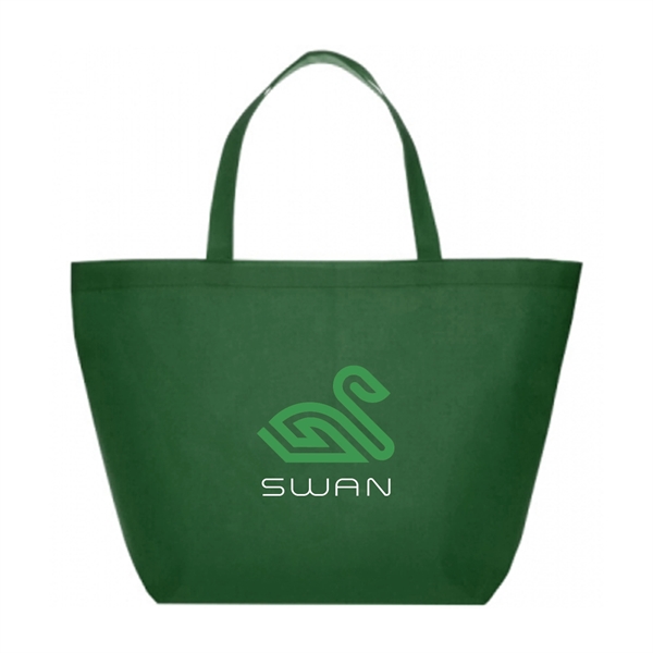 Thrifter Budget Non-Woven Shopper Tote Bags w/ 2 Color Imp. - Thrifter Budget Non-Woven Shopper Tote Bags w/ 2 Color Imp. - Image 3 of 12