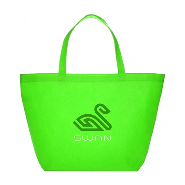 Thrifter Budget Non-Woven Shopper Tote Bags w/ 2 Color Imp. - Thrifter Budget Non-Woven Shopper Tote Bags w/ 2 Color Imp. - Image 5 of 12
