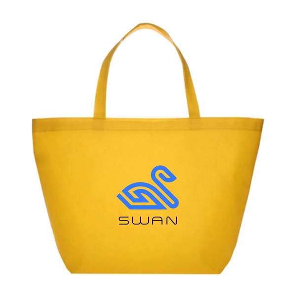 Thrifter Budget Non-Woven Shopper Tote Bags w/ 2 Color Imp. - Thrifter Budget Non-Woven Shopper Tote Bags w/ 2 Color Imp. - Image 12 of 12