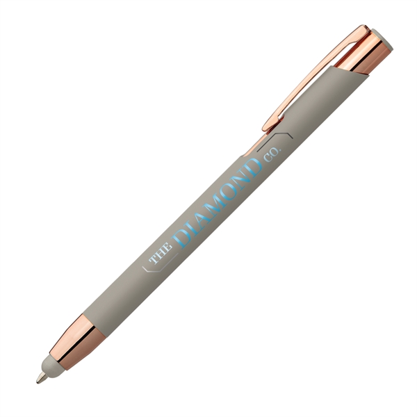 Leo Softy Rose Gold Pen with Stylus - Colorjet - Leo Softy Rose Gold Pen with Stylus - Colorjet - Image 4 of 4