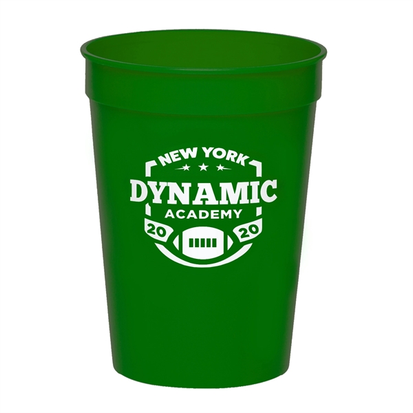 12 oz. Fanatic Plastic Stadium Cups w/ 1 Color Imprint - 12 oz. Fanatic Plastic Stadium Cups w/ 1 Color Imprint - Image 5 of 28