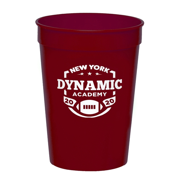 12 oz. Fanatic Plastic Stadium Cups w/ 1 Color Imprint - 12 oz. Fanatic Plastic Stadium Cups w/ 1 Color Imprint - Image 9 of 28