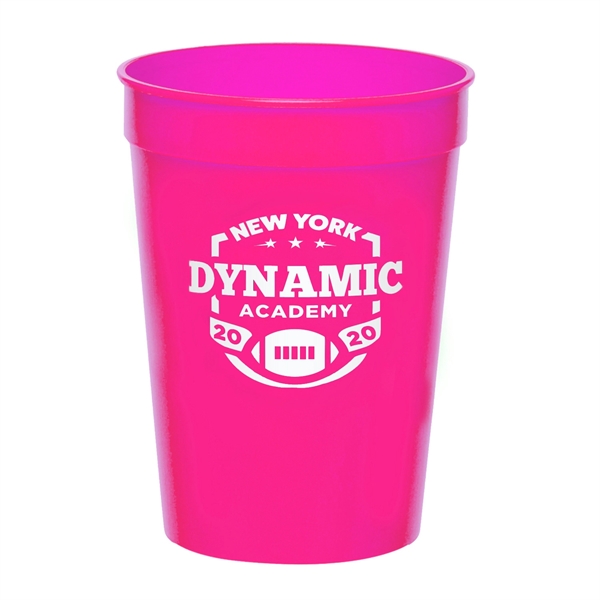 12 oz. Fanatic Plastic Stadium Cups w/ 1 Color Imprint - 12 oz. Fanatic Plastic Stadium Cups w/ 1 Color Imprint - Image 15 of 28