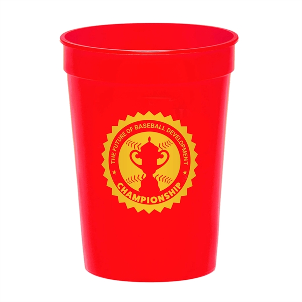 12 oz. Fanatic Plastic Stadium Cups w/ 1 Color Imprint - 12 oz. Fanatic Plastic Stadium Cups w/ 1 Color Imprint - Image 21 of 28