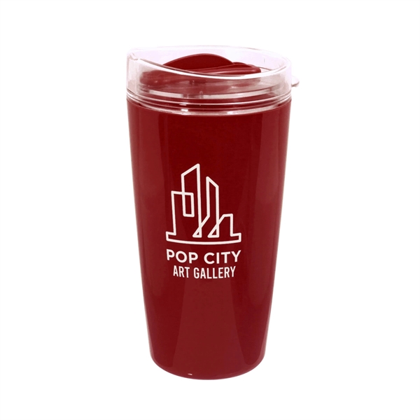 16 oz. Thumb Slide Coffee Tumbler w/ 1 Color Imprint - 16 oz. Thumb Slide Coffee Tumbler w/ 1 Color Imprint - Image 7 of 9
