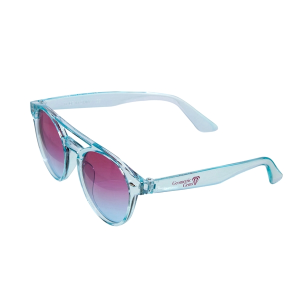 Aurora Round Sunglasses w/ 1 Color Imprint - Aurora Round Sunglasses w/ 1 Color Imprint - Image 5 of 9