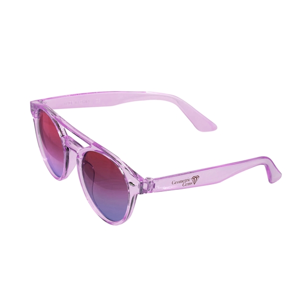 Aurora Round Sunglasses w/ 1 Color Imprint - Aurora Round Sunglasses w/ 1 Color Imprint - Image 7 of 9