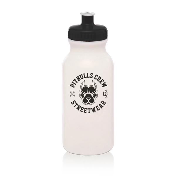 20 oz. SPIRIT Water Bottles with Push Cap w/ 1 Color Imprint - 20 oz. SPIRIT Water Bottles with Push Cap w/ 1 Color Imprint - Image 3 of 30