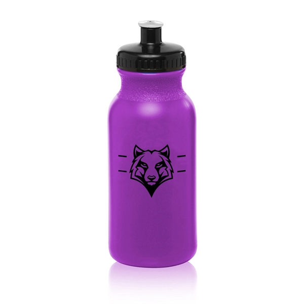 20 oz. SPIRIT Water Bottles with Push Cap w/ 1 Color Imprint - 20 oz. SPIRIT Water Bottles with Push Cap w/ 1 Color Imprint - Image 16 of 30