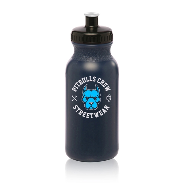 20 oz. SPIRIT Water Bottles with Push Cap w/ 2 Color Imprint - 20 oz. SPIRIT Water Bottles with Push Cap w/ 2 Color Imprint - Image 4 of 13