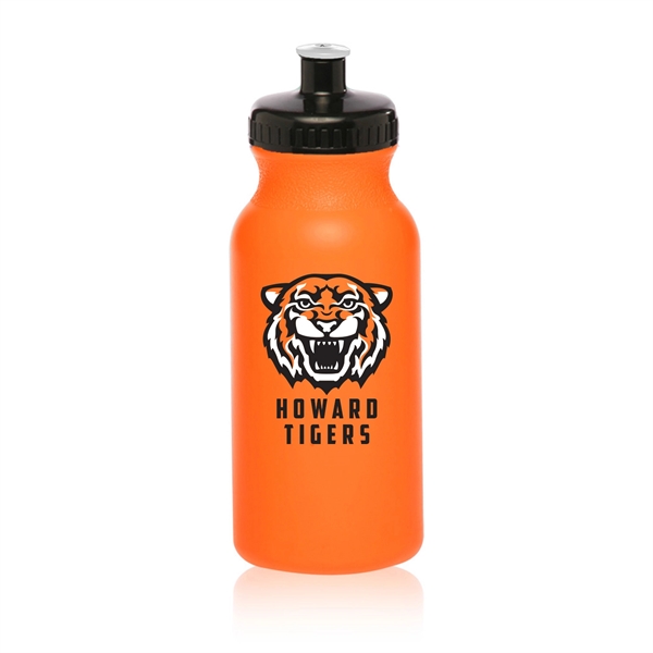 20 oz. SPIRIT Water Bottles with Push Cap w/ 2 Color Imprint - 20 oz. SPIRIT Water Bottles with Push Cap w/ 2 Color Imprint - Image 6 of 13