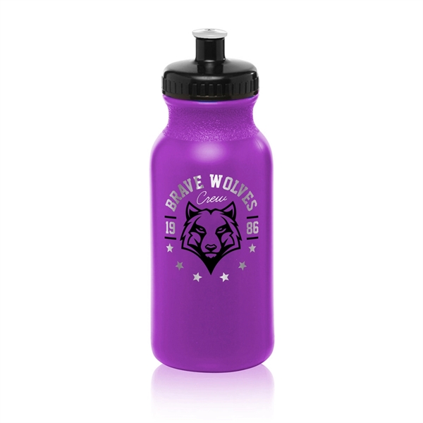 20 oz. SPIRIT Water Bottles with Push Cap w/ 2 Color Imprint - 20 oz. SPIRIT Water Bottles with Push Cap w/ 2 Color Imprint - Image 7 of 13