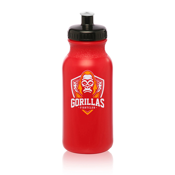 20 oz. SPIRIT Water Bottles with Push Cap w/ 2 Color Imprint - 20 oz. SPIRIT Water Bottles with Push Cap w/ 2 Color Imprint - Image 8 of 13