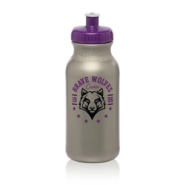 20 oz. SPIRIT Water Bottles with Push Cap w/ 2 Color Imprint - 20 oz. SPIRIT Water Bottles with Push Cap w/ 2 Color Imprint - Image 10 of 13