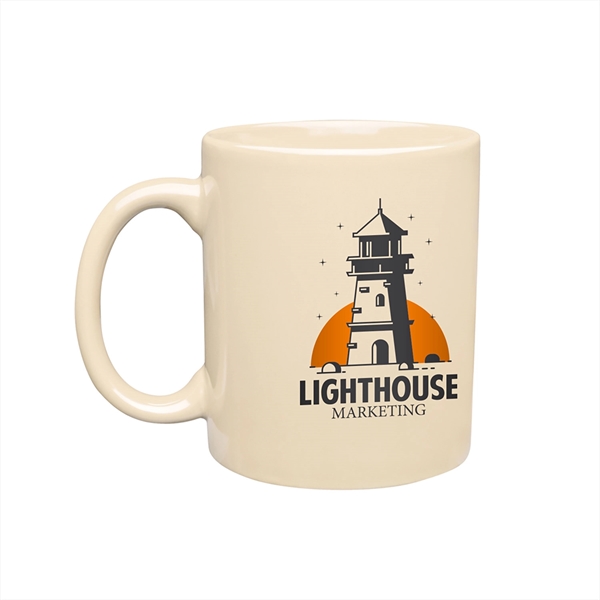 11 oz. Ceramic Custom Mug w/ 2 Color Imprint - 11 oz. Ceramic Custom Mug w/ 2 Color Imprint - Image 2 of 16