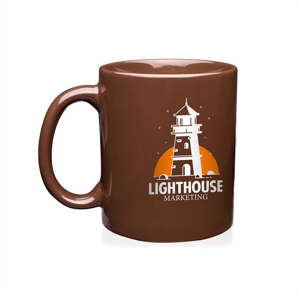 11 oz. Ceramic Custom Mug w/ 2 Color Imprint - 11 oz. Ceramic Custom Mug w/ 2 Color Imprint - Image 3 of 16