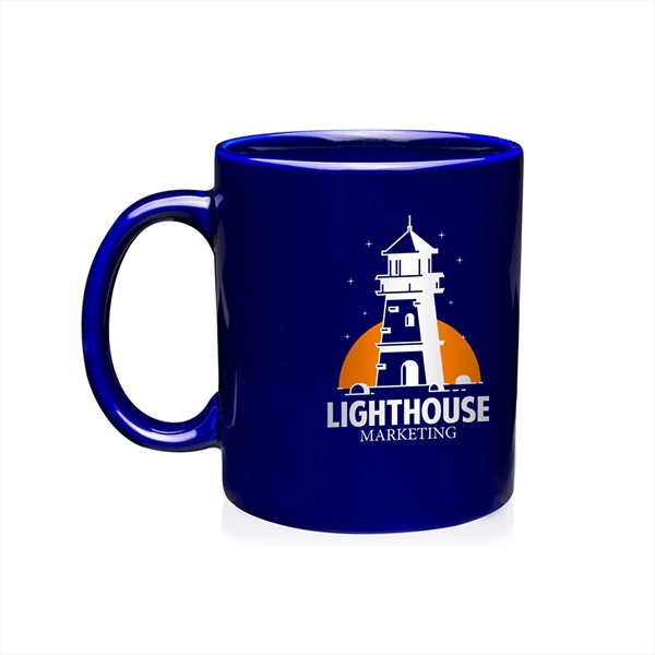 11 oz. Ceramic Custom Mug w/ 2 Color Imprint - 11 oz. Ceramic Custom Mug w/ 2 Color Imprint - Image 4 of 16