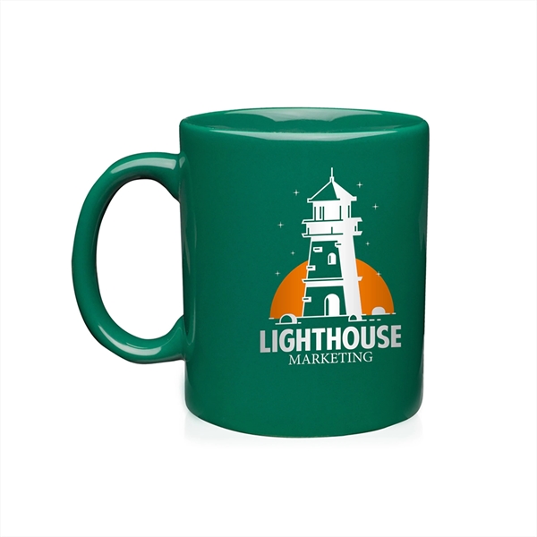 11 oz. Ceramic Custom Mug w/ 2 Color Imprint - 11 oz. Ceramic Custom Mug w/ 2 Color Imprint - Image 5 of 16