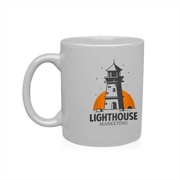 11 oz. Ceramic Custom Mug w/ 2 Color Imprint - 11 oz. Ceramic Custom Mug w/ 2 Color Imprint - Image 6 of 16