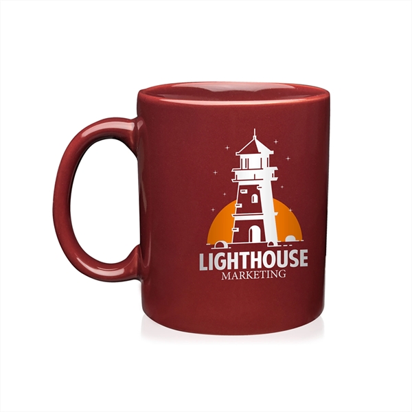 11 oz. Ceramic Custom Mug w/ 2 Color Imprint - 11 oz. Ceramic Custom Mug w/ 2 Color Imprint - Image 8 of 16