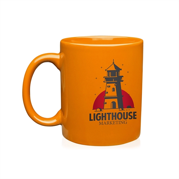 11 oz. Ceramic Custom Mug w/ 2 Color Imprint - 11 oz. Ceramic Custom Mug w/ 2 Color Imprint - Image 9 of 16