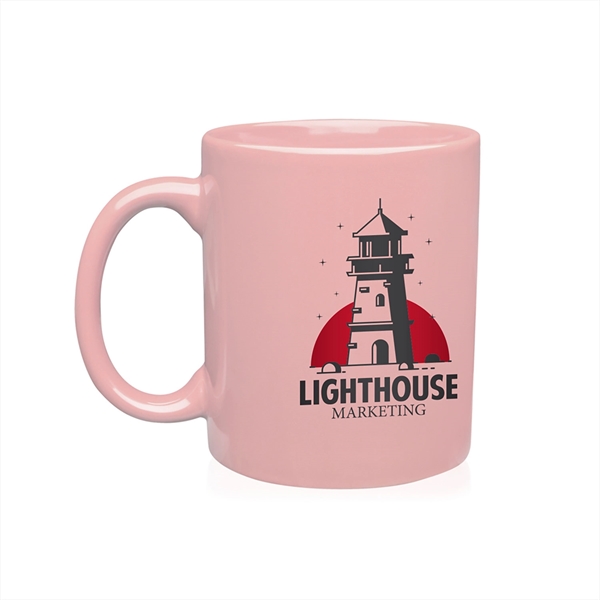 11 oz. Ceramic Custom Mug w/ 2 Color Imprint - 11 oz. Ceramic Custom Mug w/ 2 Color Imprint - Image 10 of 16