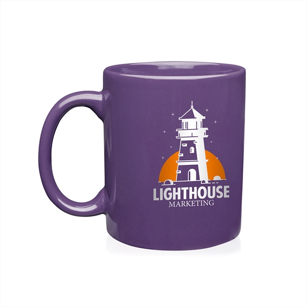 11 oz. Ceramic Custom Mug w/ 2 Color Imprint - 11 oz. Ceramic Custom Mug w/ 2 Color Imprint - Image 11 of 16