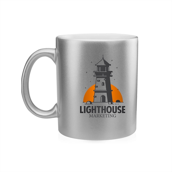11 oz. Ceramic Custom Mug w/ 2 Color Imprint - 11 oz. Ceramic Custom Mug w/ 2 Color Imprint - Image 13 of 16
