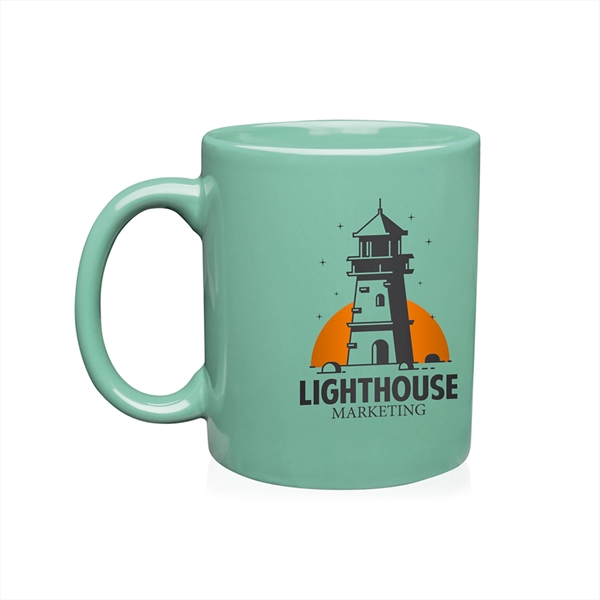 11 oz. Ceramic Custom Mug w/ 2 Color Imprint - 11 oz. Ceramic Custom Mug w/ 2 Color Imprint - Image 14 of 16