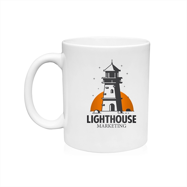 11 oz. Ceramic Custom Mug w/ 2 Color Imprint - 11 oz. Ceramic Custom Mug w/ 2 Color Imprint - Image 15 of 16