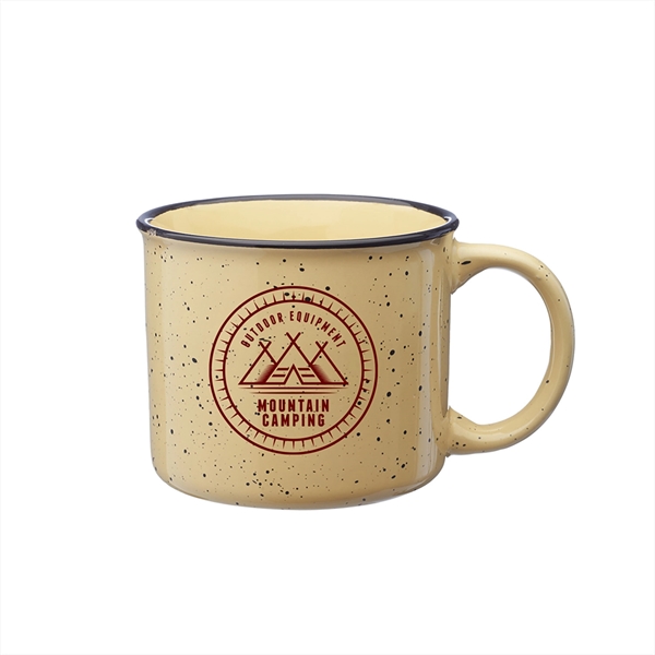 13 oz. Happy Camper Ceramic Coffee Mug w/ 1 Color Imprint - 13 oz. Happy Camper Ceramic Coffee Mug w/ 1 Color Imprint - Image 5 of 18