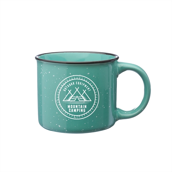 13 oz. Happy Camper Ceramic Coffee Mug w/ 1 Color Imprint - 13 oz. Happy Camper Ceramic Coffee Mug w/ 1 Color Imprint - Image 16 of 18