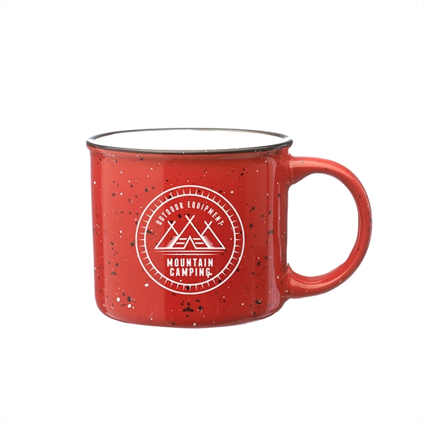 13 oz. Happy Camper Ceramic Coffee Mug w/ 1 Color Imprint - 13 oz. Happy Camper Ceramic Coffee Mug w/ 1 Color Imprint - Image 18 of 18