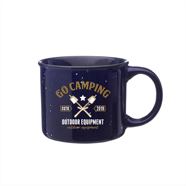 13 oz. Ceramic Campfire Custom Coffee Mug w/ 2 Color Imprint - 13 oz. Ceramic Campfire Custom Coffee Mug w/ 2 Color Imprint - Image 3 of 9
