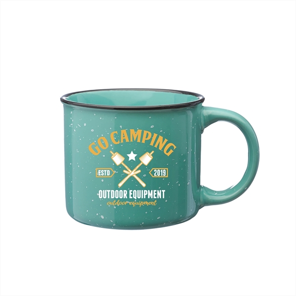 13 oz. Ceramic Campfire Custom Coffee Mug w/ 2 Color Imprint - 13 oz. Ceramic Campfire Custom Coffee Mug w/ 2 Color Imprint - Image 7 of 9