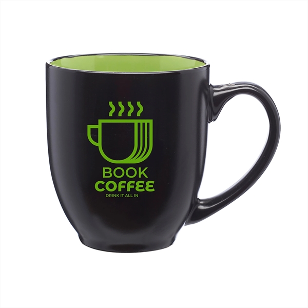 16 oz. Hidden Hue Ceramic Bistro Mug w/ 1 Color Imprint - 16 oz. Hidden Hue Ceramic Bistro Mug w/ 1 Color Imprint - Image 5 of 16