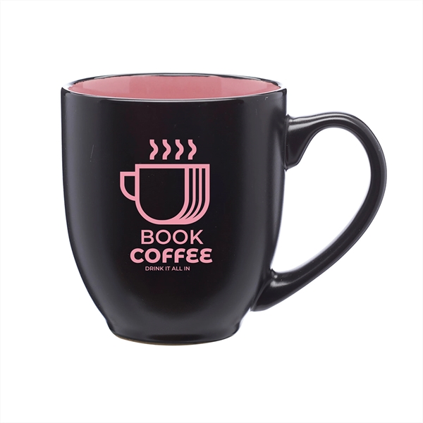 16 oz. Hidden Hue Ceramic Bistro Mug w/ 1 Color Imprint - 16 oz. Hidden Hue Ceramic Bistro Mug w/ 1 Color Imprint - Image 9 of 16