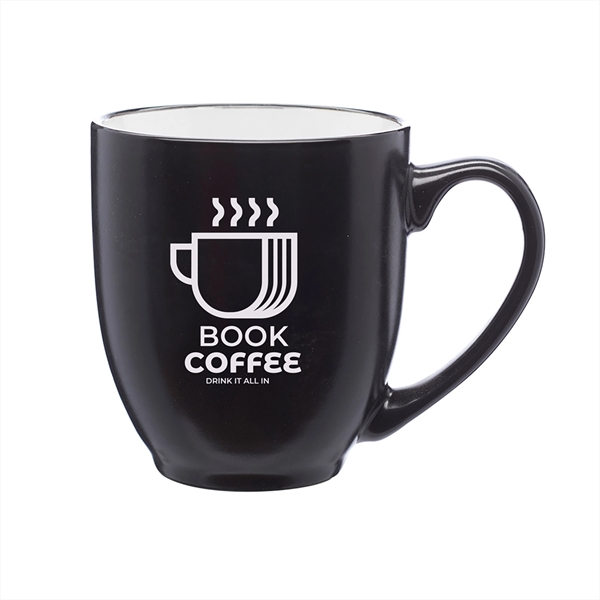 16 oz. Hidden Hue Ceramic Bistro Mug w/ 1 Color Imprint - 16 oz. Hidden Hue Ceramic Bistro Mug w/ 1 Color Imprint - Image 15 of 16