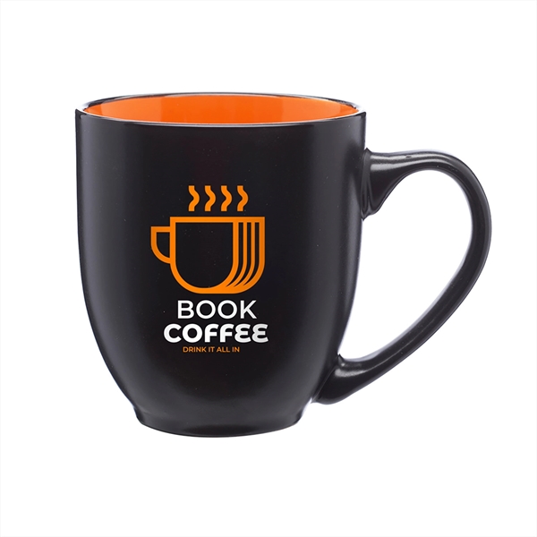 16 oz. Hidden Hue Ceramic Bistro Mug w/ 2 Color Imprint - 16 oz. Hidden Hue Ceramic Bistro Mug w/ 2 Color Imprint - Image 3 of 8