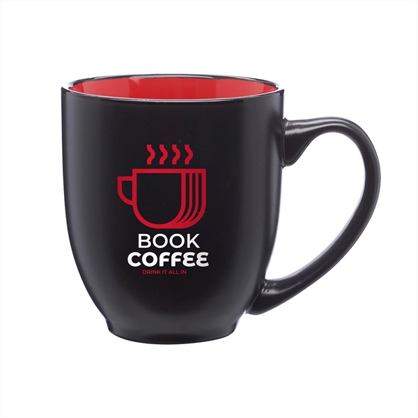 16 oz. Hidden Hue Ceramic Bistro Mug w/ 2 Color Imprint - 16 oz. Hidden Hue Ceramic Bistro Mug w/ 2 Color Imprint - Image 6 of 8