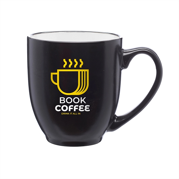16 oz. Hidden Hue Ceramic Bistro Mug w/ 2 Color Imprint - 16 oz. Hidden Hue Ceramic Bistro Mug w/ 2 Color Imprint - Image 7 of 8