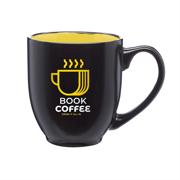 16 oz. Hidden Hue Ceramic Bistro Mug w/ 2 Color Imprint - 16 oz. Hidden Hue Ceramic Bistro Mug w/ 2 Color Imprint - Image 8 of 8