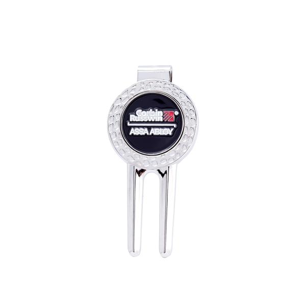 Divot Tool with Soft Enamel Removable Ball Marker - Divot Tool with Soft Enamel Removable Ball Marker - Image 0 of 0