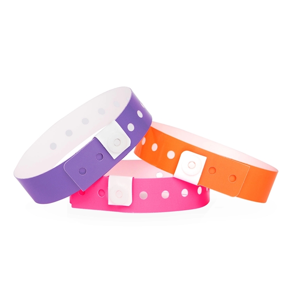 Stock L-Shaped Plastic Wristband - Stock L-Shaped Plastic Wristband - Image 0 of 1