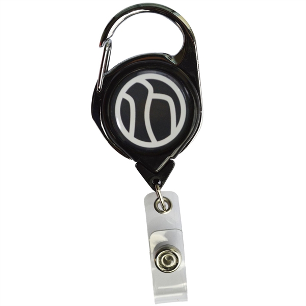 No-Twist Retractable Carabiner Badge Reel - No-Twist Retractable Carabiner Badge Reel - Image 2 of 7