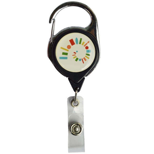 No-Twist Retractable Carabiner Badge Reel - No-Twist Retractable Carabiner Badge Reel - Image 4 of 7