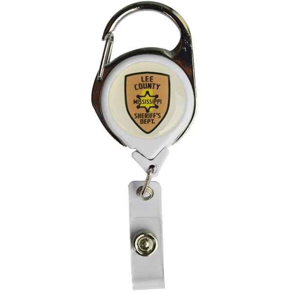 No-Twist Retractable Carabiner Badge Reel - No-Twist Retractable Carabiner Badge Reel - Image 7 of 7