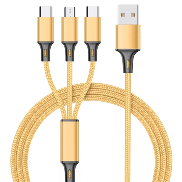 3-in-1 USB Charging Cable - 3-in-1 USB Charging Cable - Image 1 of 2