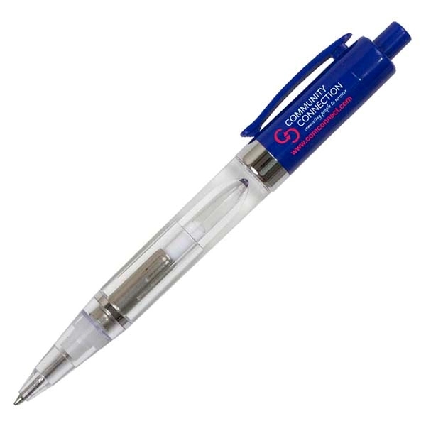 Vicente Light Up Pen with BLUE Color LED - Vicente Light Up Pen with BLUE Color LED - Image 1 of 3