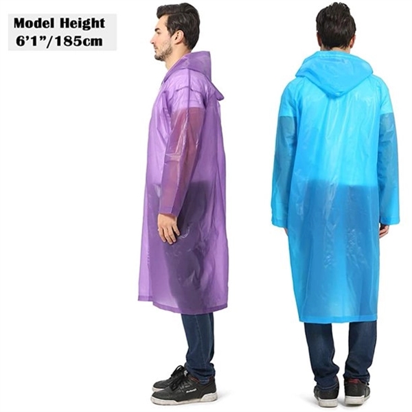 Waterproof Rain Jacket Clear Raincoat - Waterproof Rain Jacket Clear Raincoat - Image 5 of 5